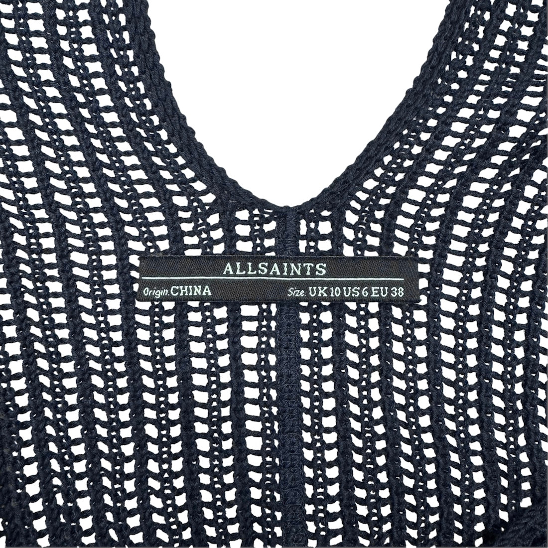 (38) ALLSAINTS CABLE KNIT PULLOVER