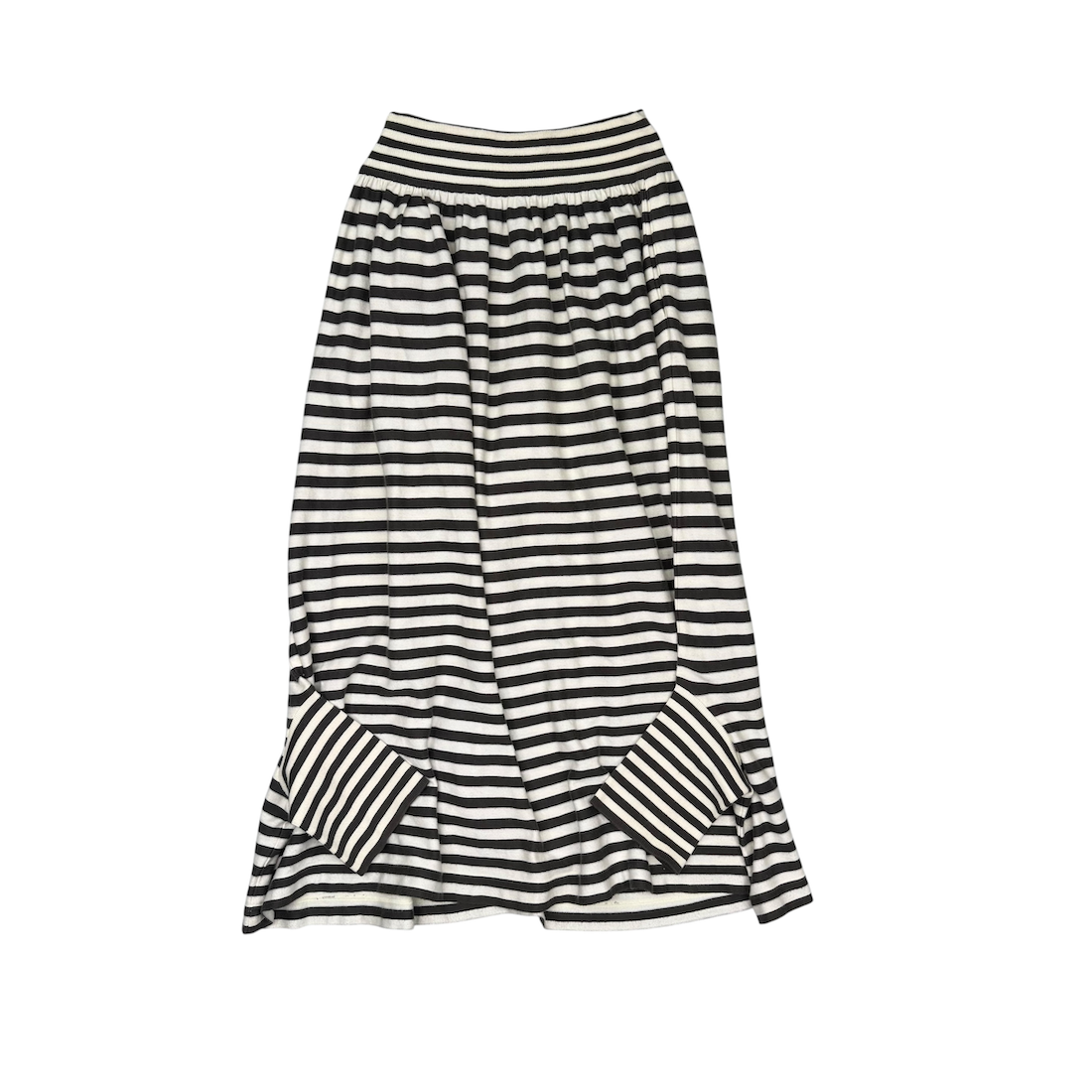 ISSEY MIYAKE 80s STRIPED COTTON SKIRT