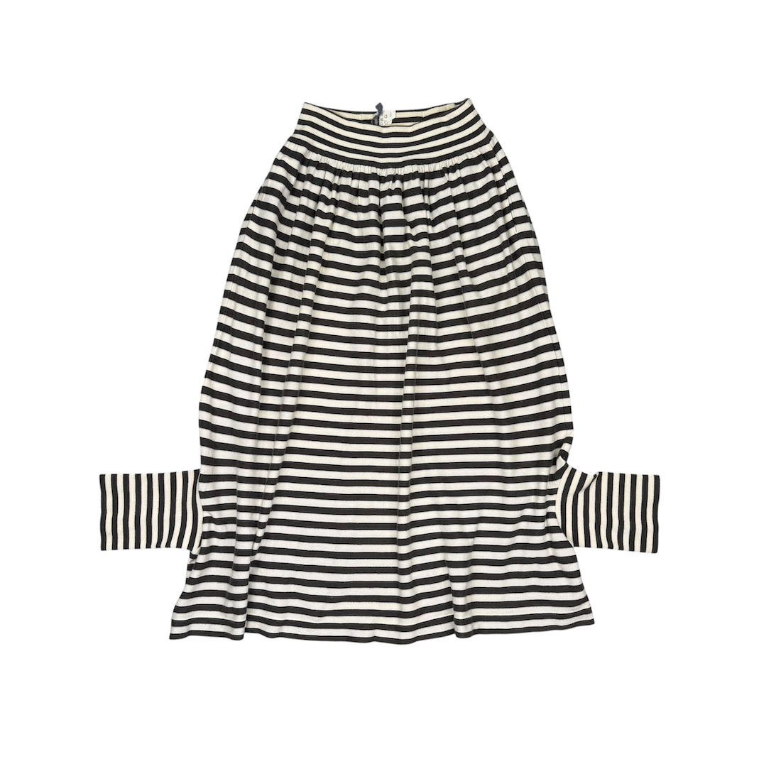 ISSEY MIYAKE 80s STRIPED COTTON SKIRT