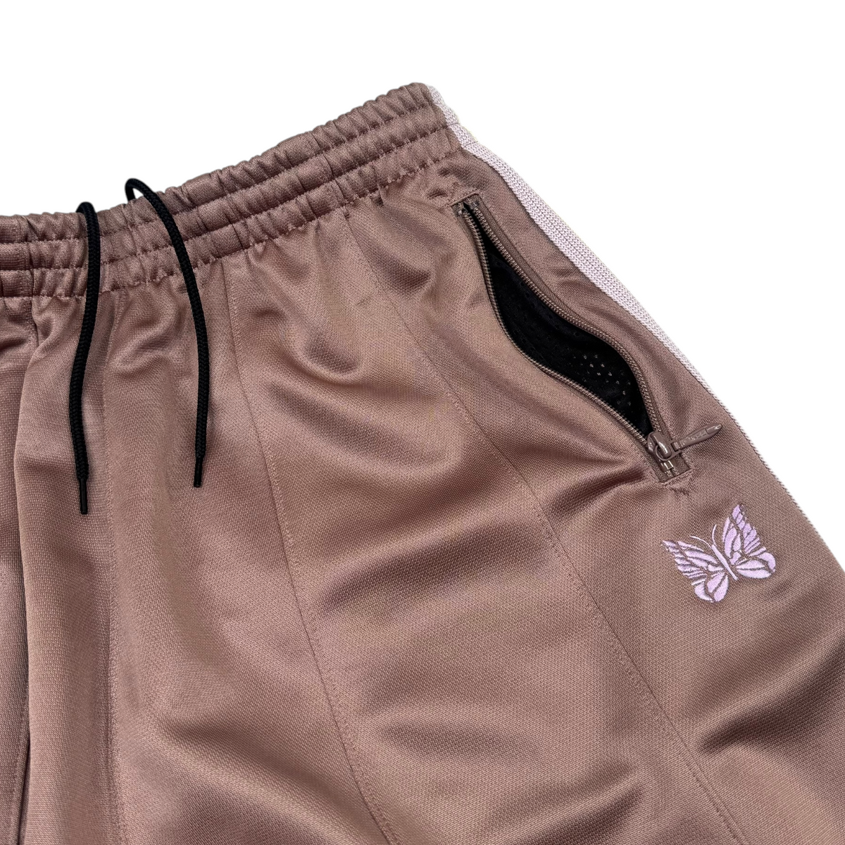 (NEW) NEEDLES H.D TRACK PANTS - SALMON PINK / LIGHT PURPLE