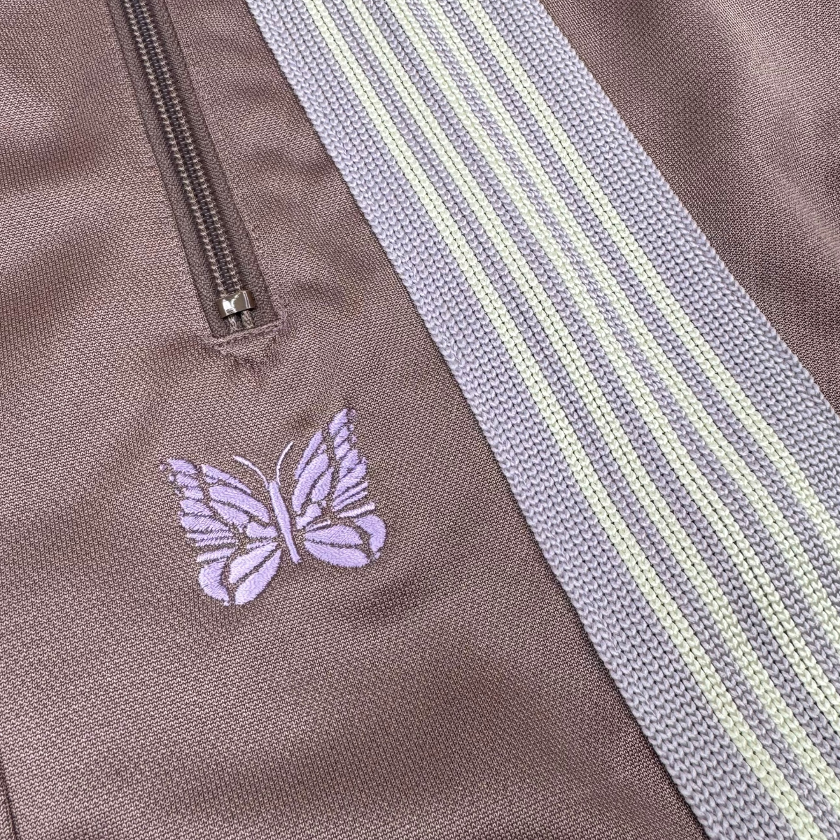 (NEW) NEEDLES H.D TRACK PANTS - SALMON PINK / LIGHT PURPLE