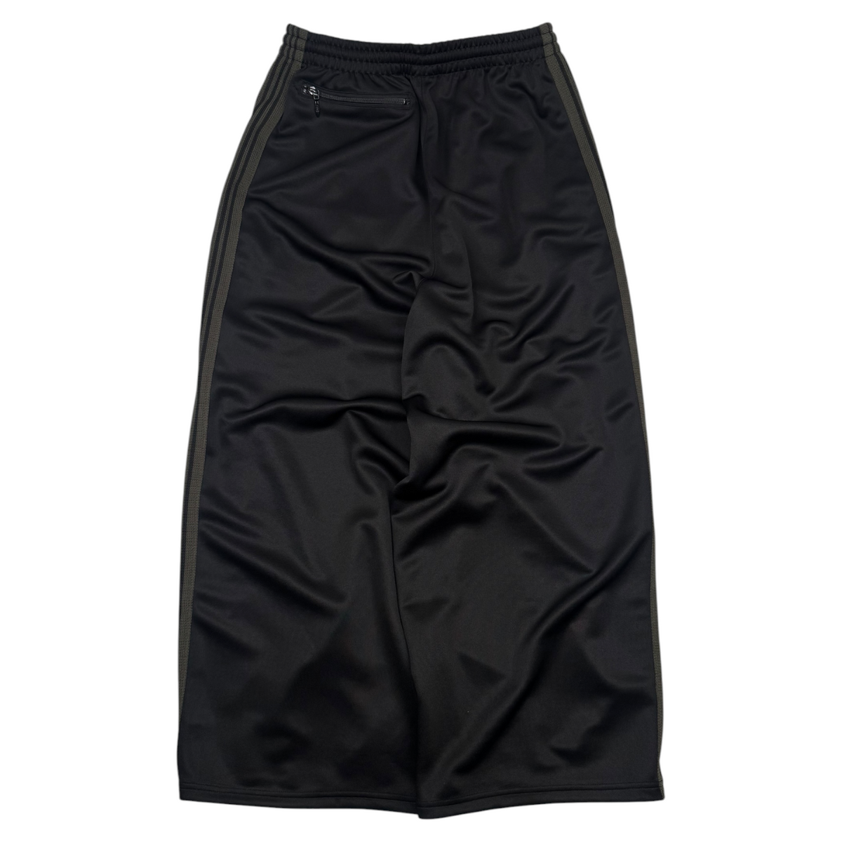 (NEW) NEEDLES H.D TRACK PANTS - BLACK / OLIVE