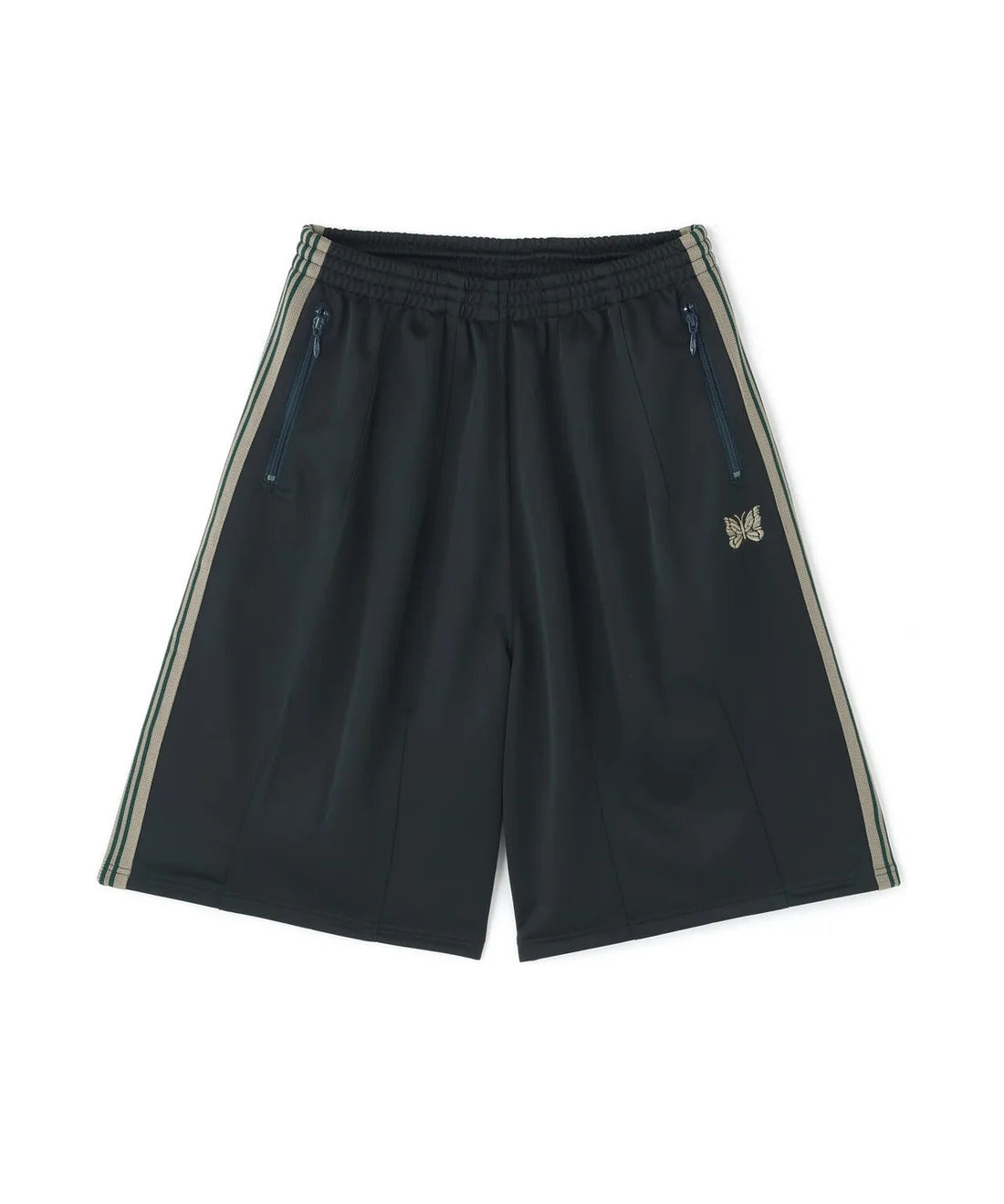 (NEW) NEEDLES H.D TRACK SHORTS - DARK GREEN