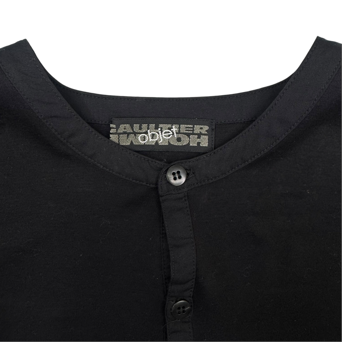 JEAN PAUL GAULTIER OBJET HENLEY T-SHIRT