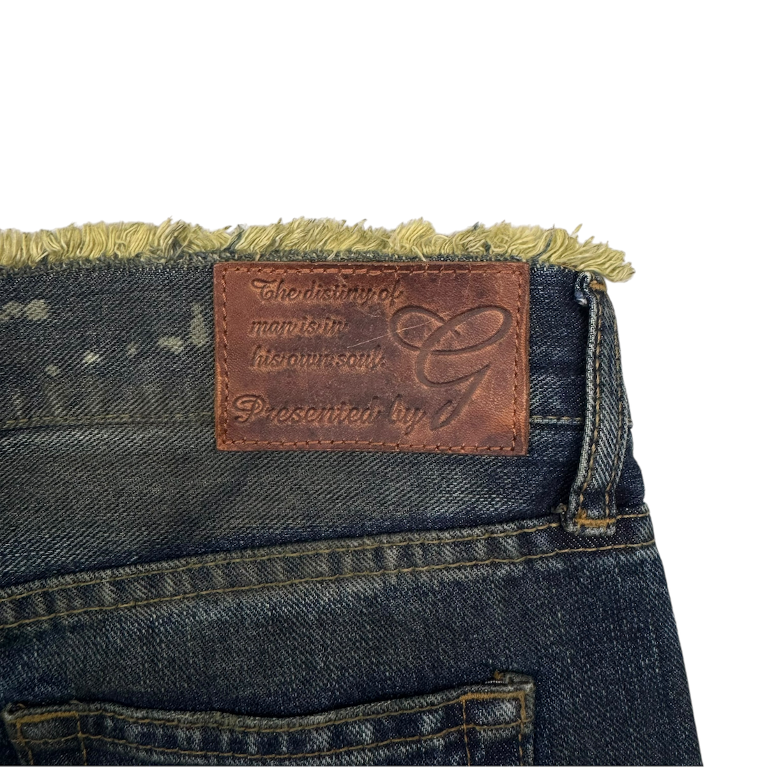 (NEW) (26) G.O.A. FRINGE DETAIL FLARED DENIM