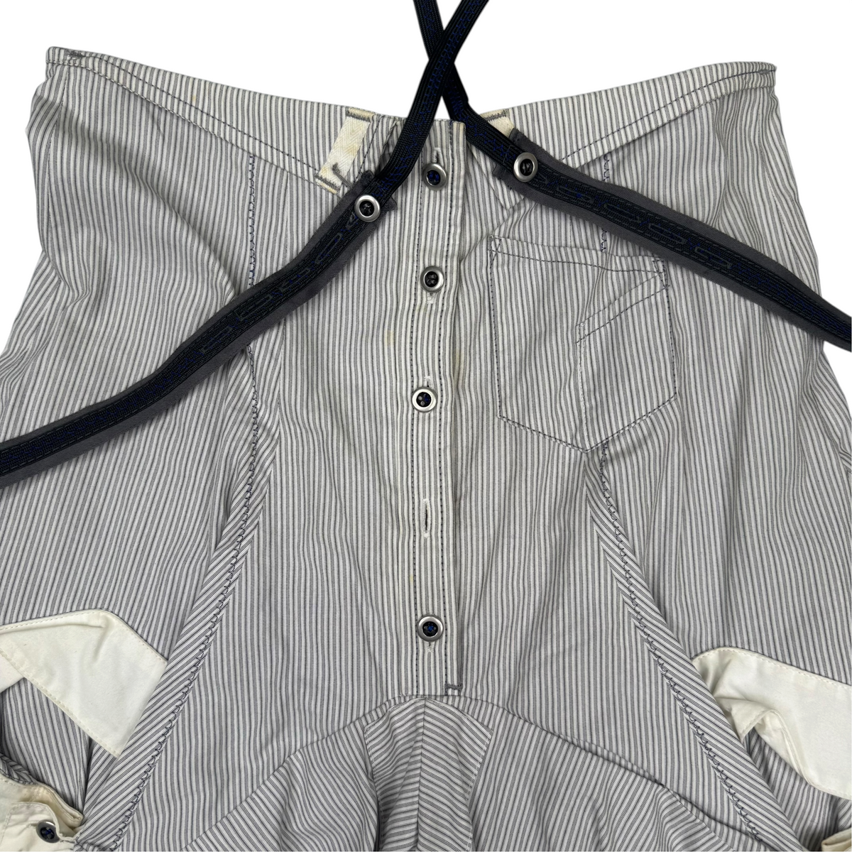 (2) MARITHE + FRANCIOS GIRBAUD SUSPENDER SKIRT