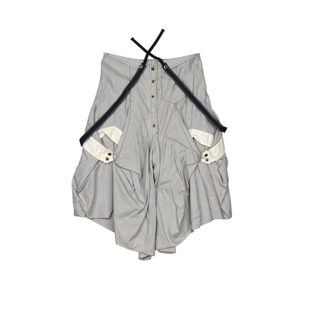 (2) MARITHE + FRANCIOS GIRBAUD SUSPENDER SKIRT