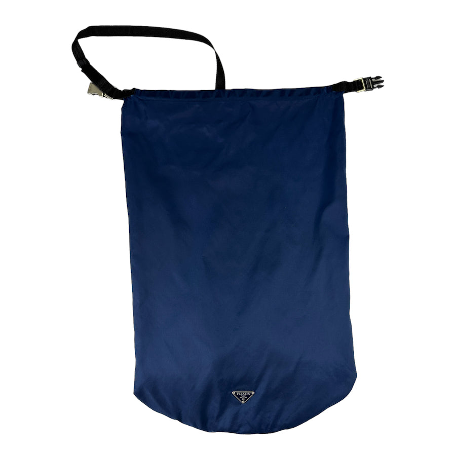 PRADA blue nylon sling bag