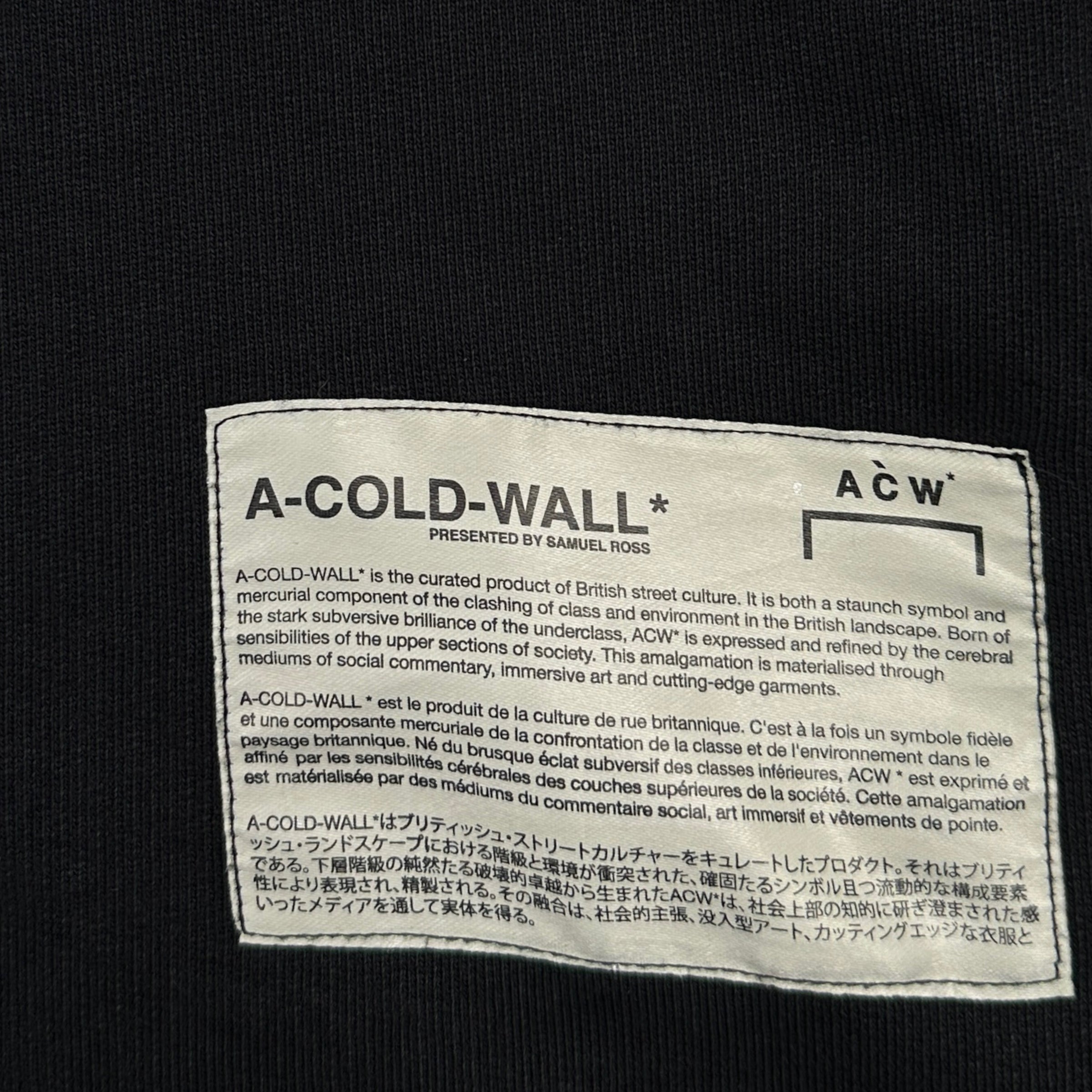 A COLD WALL* logo crewneck - black