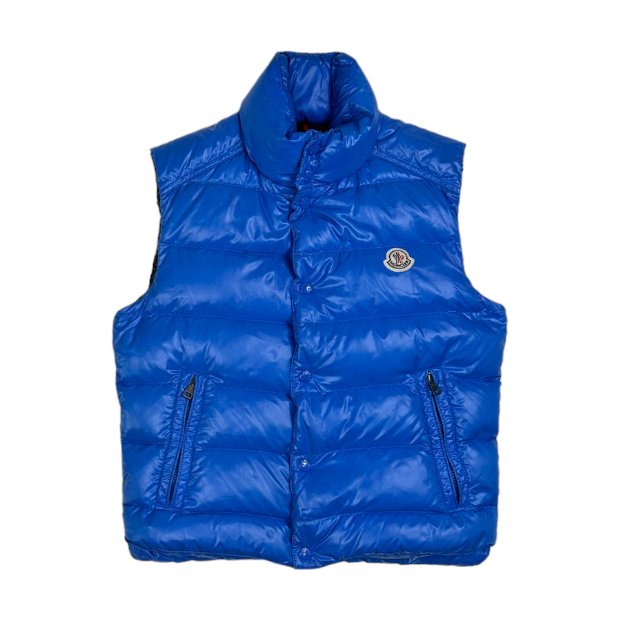 MONCLER blue TIB down vest (XXS)