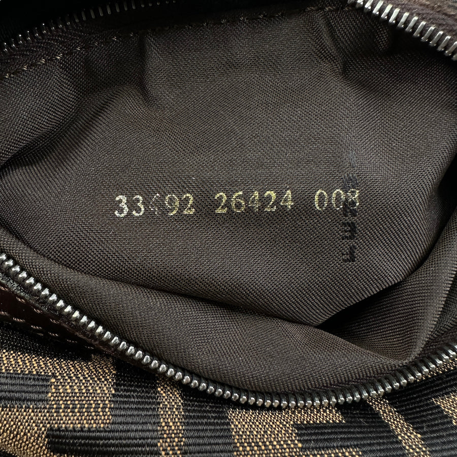 FENDI ZUCCA CANVAS BAGUETTE BAG