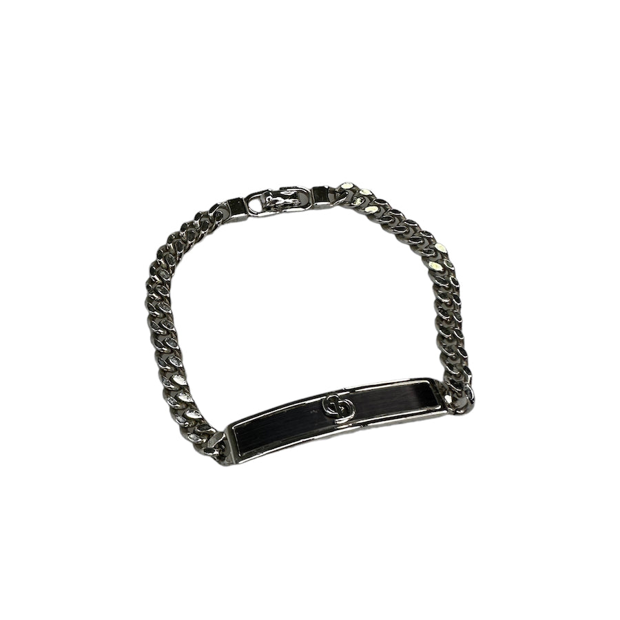 DIOR CD PLATE CUBAN LINK BRACELET