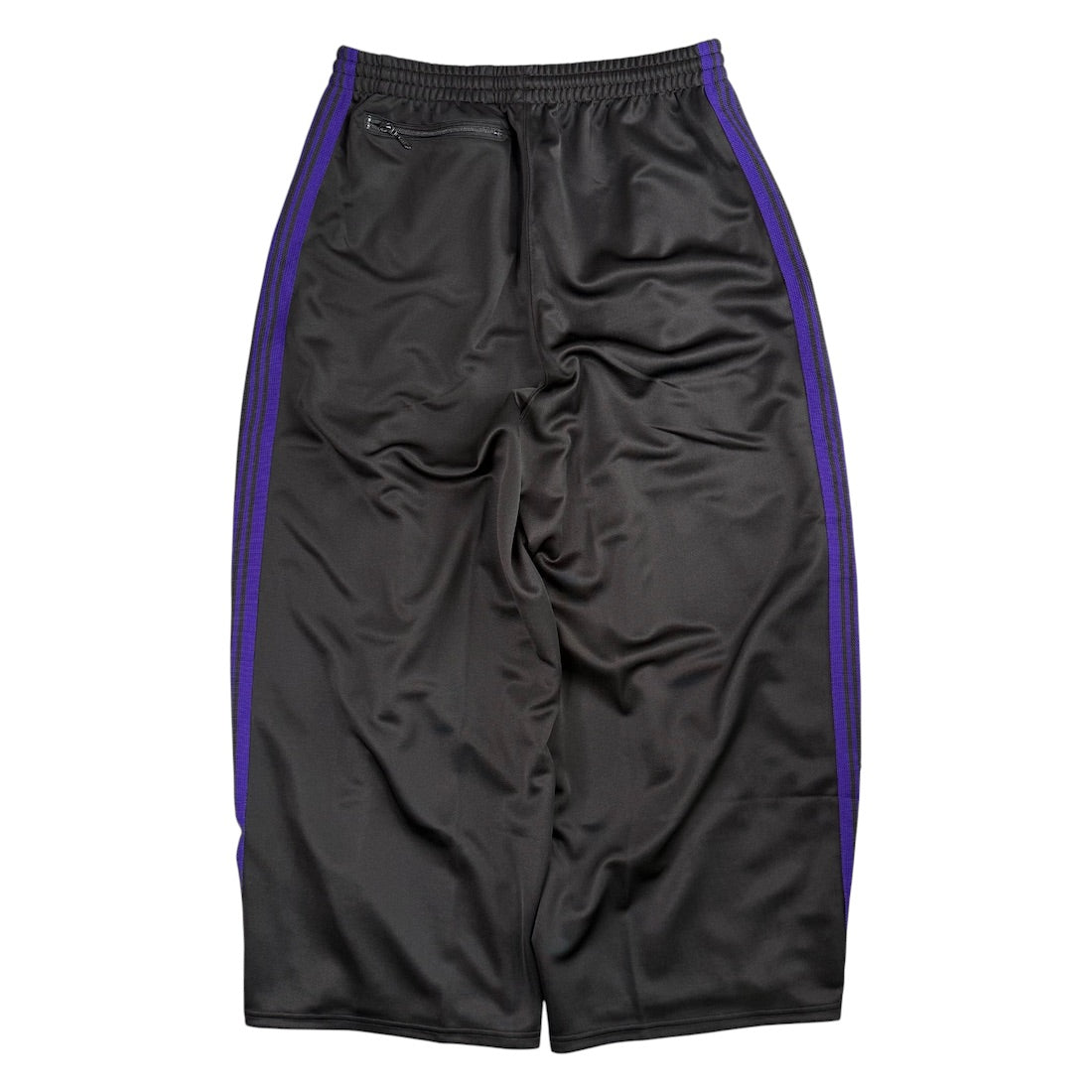 (NEW) NEEDLES H.D TRACK PANTS - BLACK / PURPLE