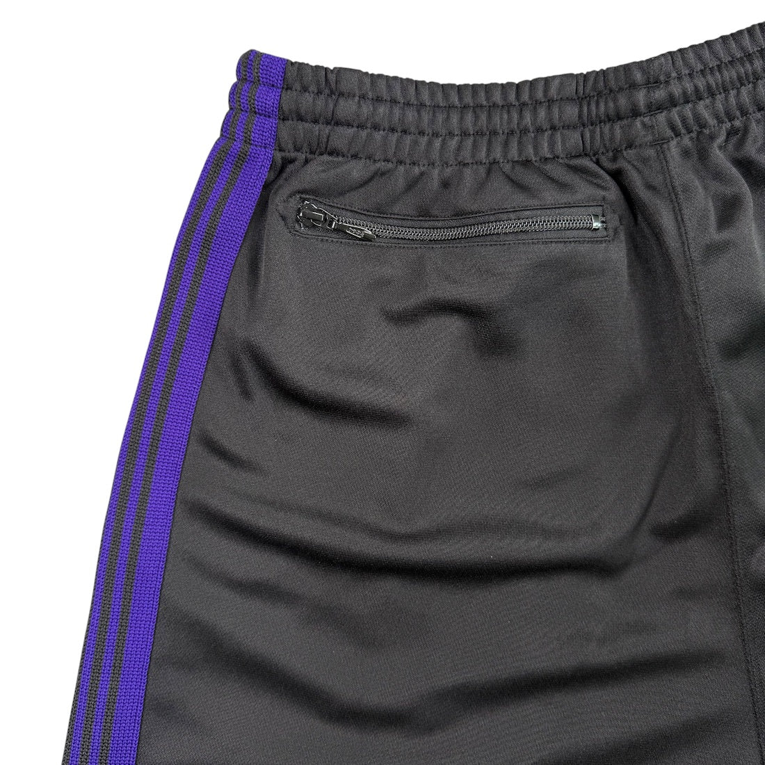 NEW) NEEDLES H.D TRACK PANTS - BLACK / PURPLE – Top Floor Gallery