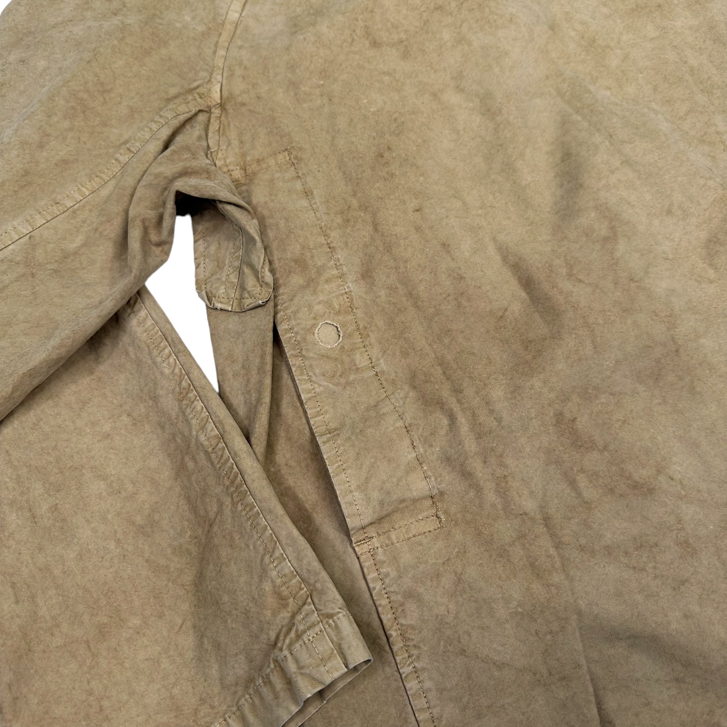 NEEDLES AGE WASHED COLLARED OVERSHIRT
