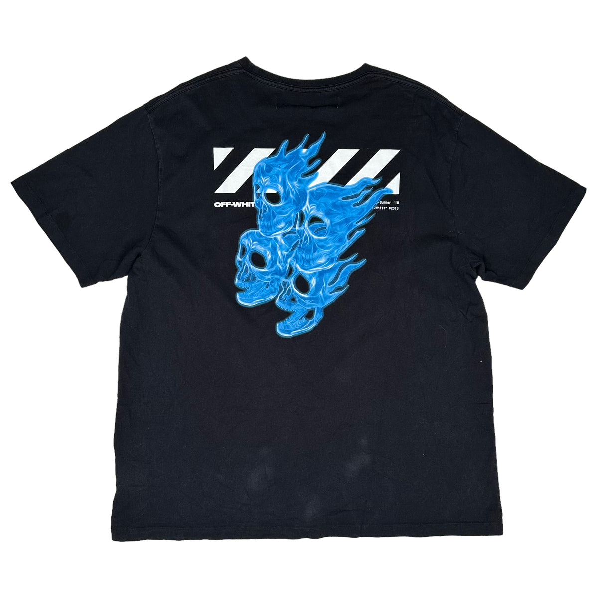 OFF-WHITE SS19 FLAME SKULL TEE – Top Floor Gallery