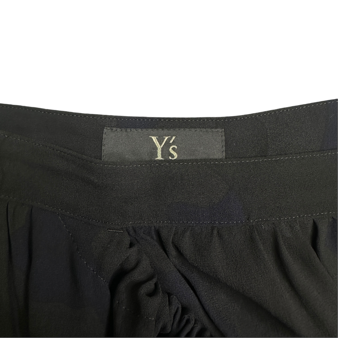 (2) Y'S YOHJI YAMAMOTO DOUBLE LAYER DRAPED SKIRT