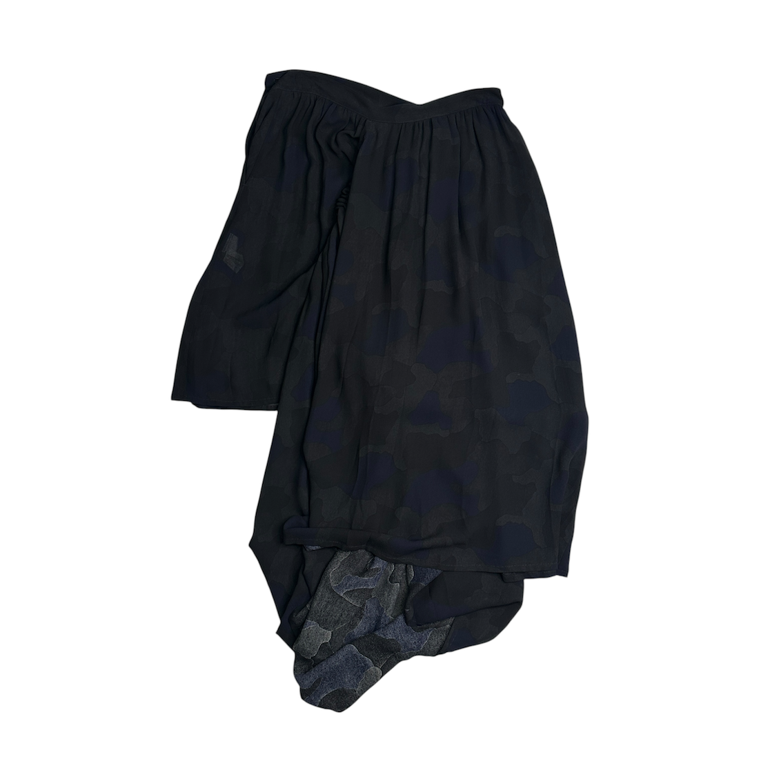 (2) Y'S YOHJI YAMAMOTO DOUBLE LAYER DRAPED SKIRT