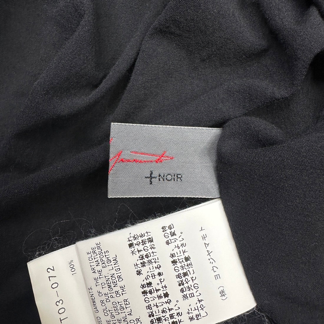 (2) YOHJI YAMAMOTO + NOIR LONG SLEEVE