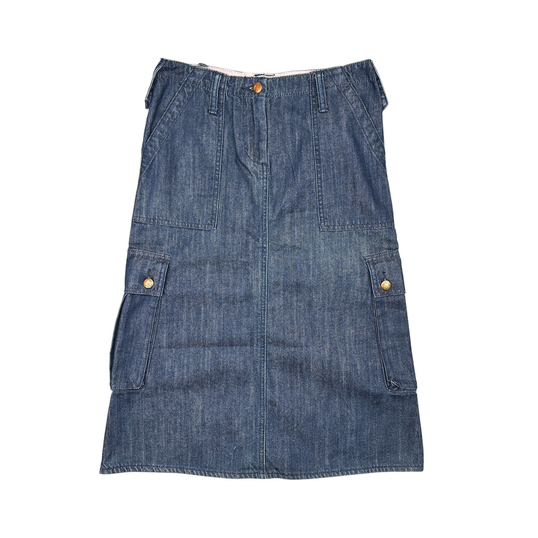 (M) EVISU DONNA DENIM CARGO SKIRT
