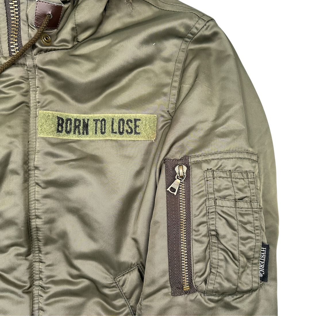 HYSTERIC GLAMOUR PRIMALOFT N-2B JACKET - KHAKI