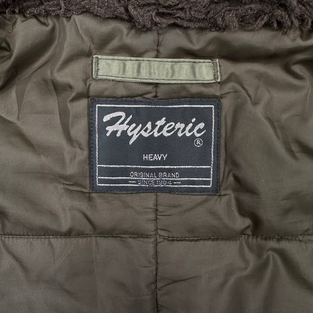 HYSTERIC GLAMOUR PRIMALOFT N-2B JACKET - KHAKI