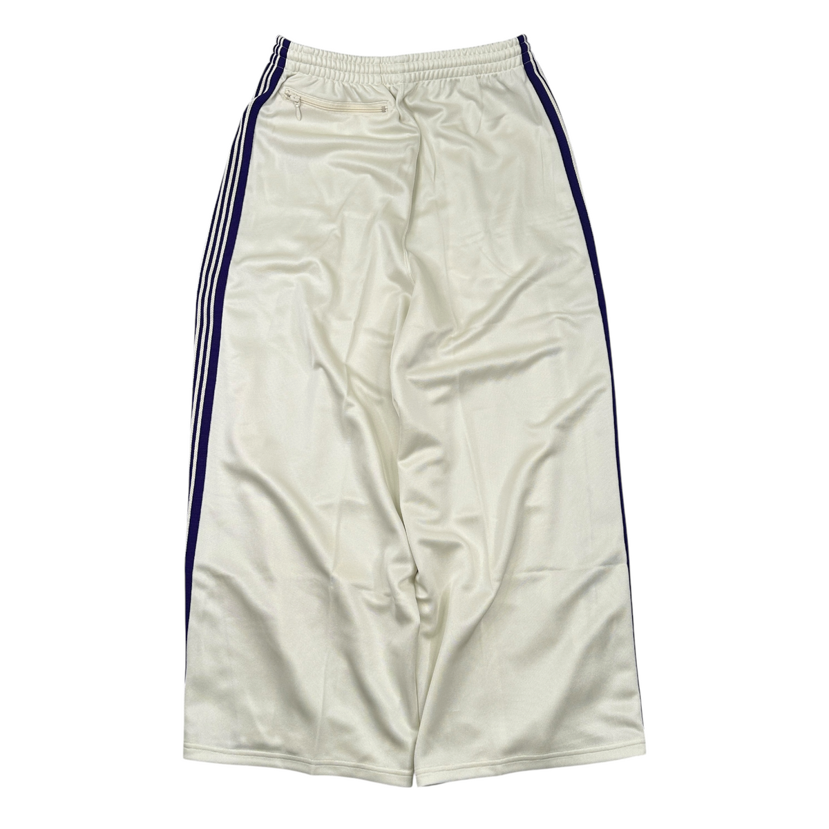 (NEW) NEEDLES H.D TRACK PANTS - WHITE / PURPLE