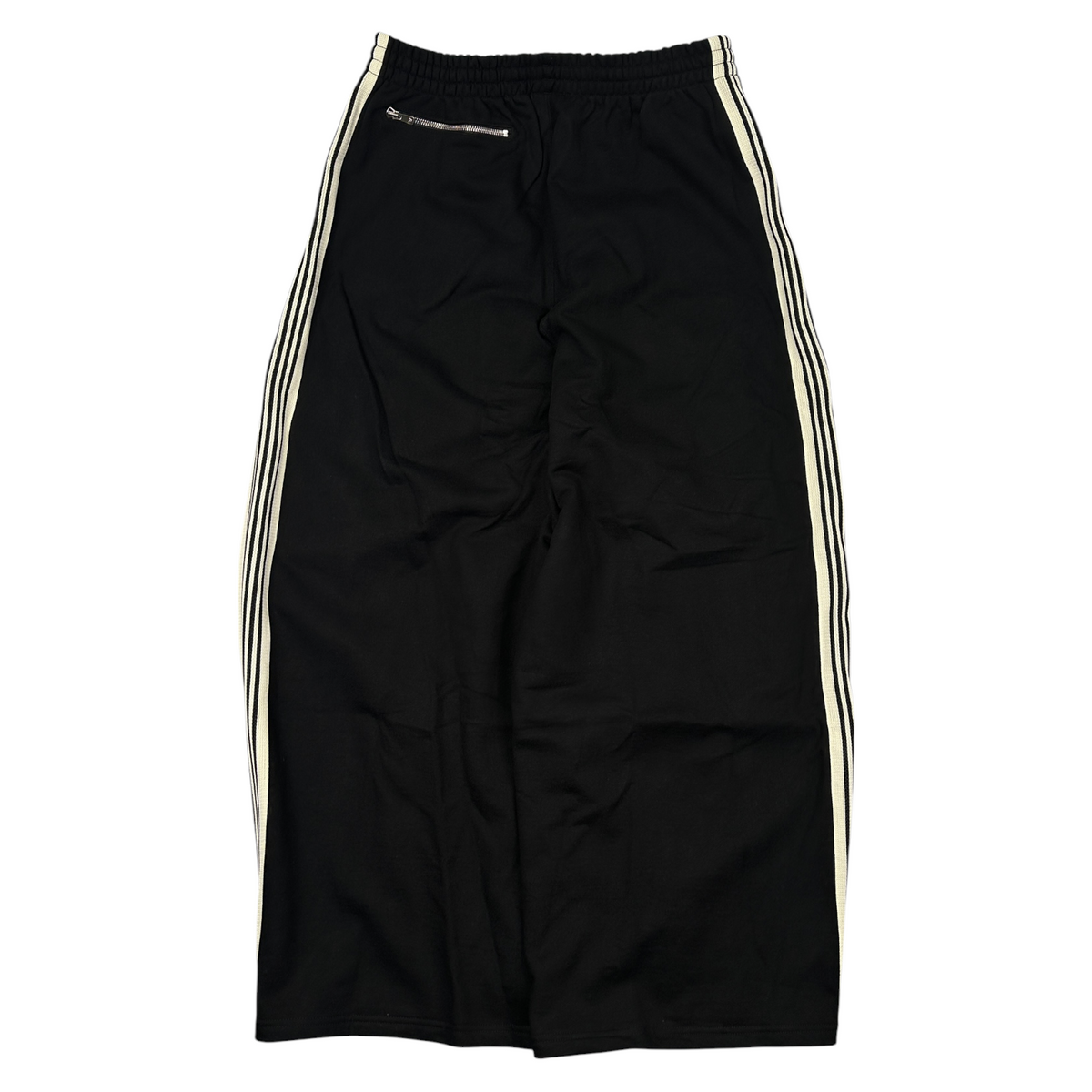 (NEW) NEEDLES H.D COTTON JERSEY TRACK PANTS - BLACK