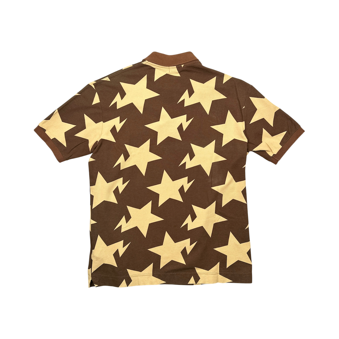 (L) BAPE 2000s STA POLO - BROWN