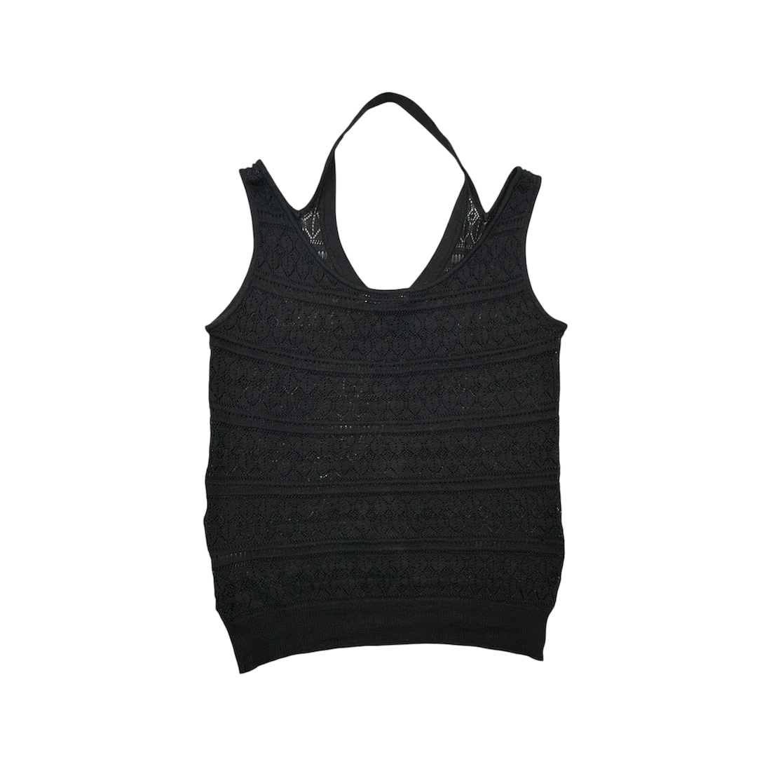 HYSTERIC GLAMOUR KNITTED SLEEVELESS TOP - BLACK