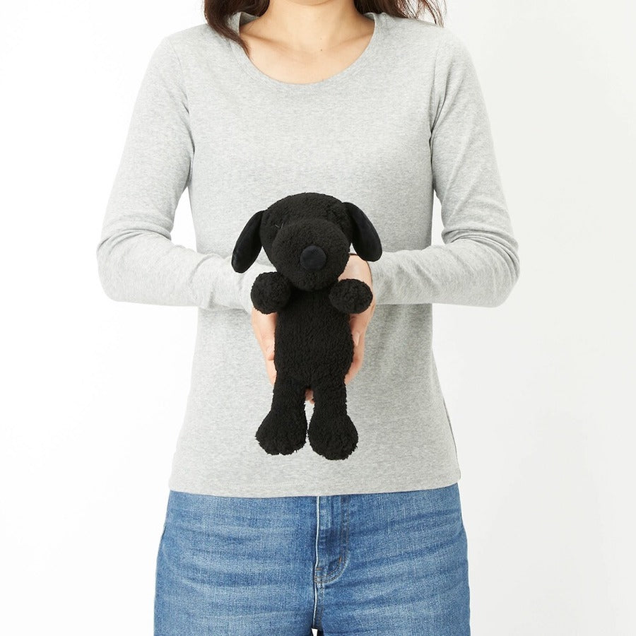 (NEW) KAWS X UNIQLO X PEANUTS SNOOPY PLUSHIE - BLACK (SMALL)