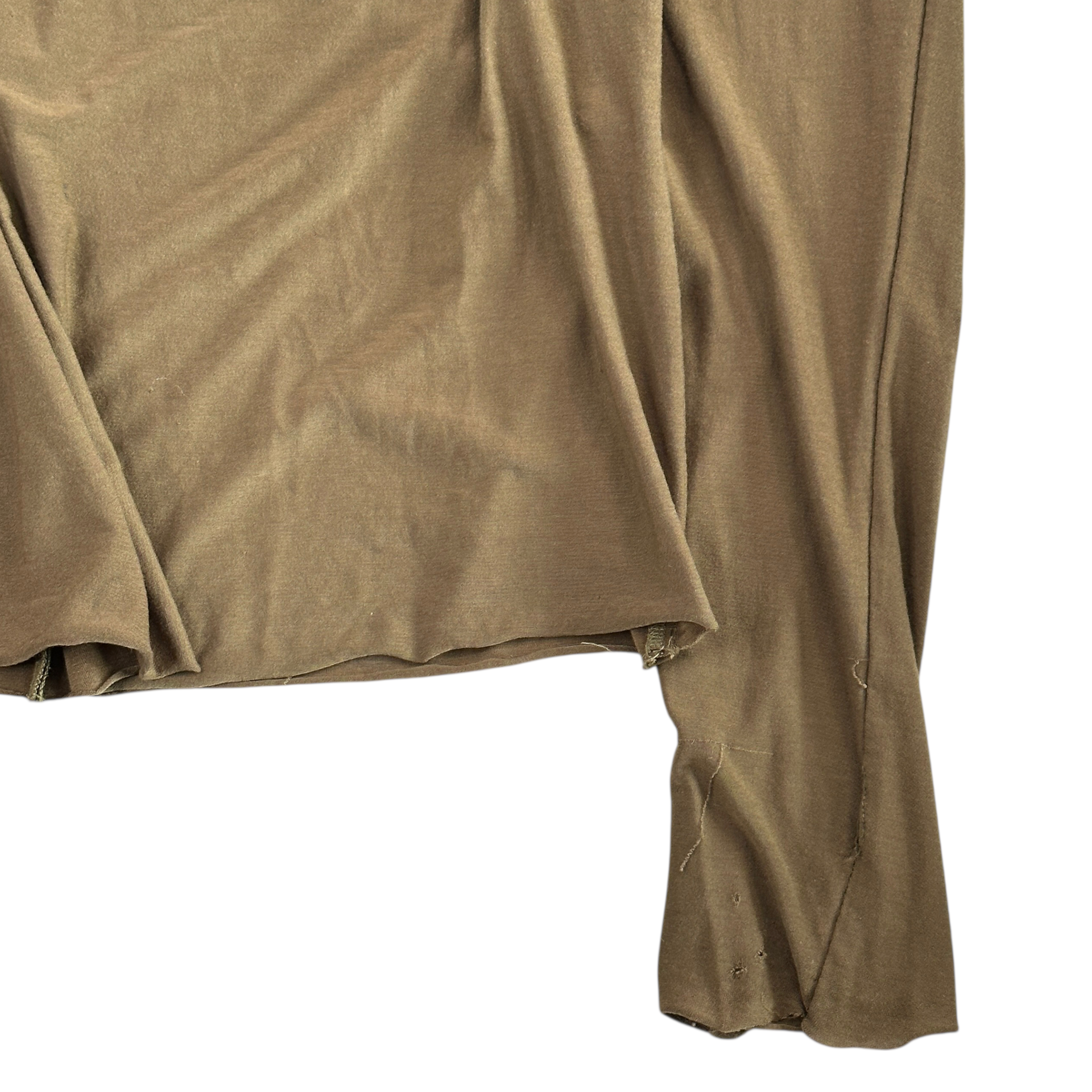 YASUYUKI ISHII BUTTON LONG SLEEVE TOP - GREEN