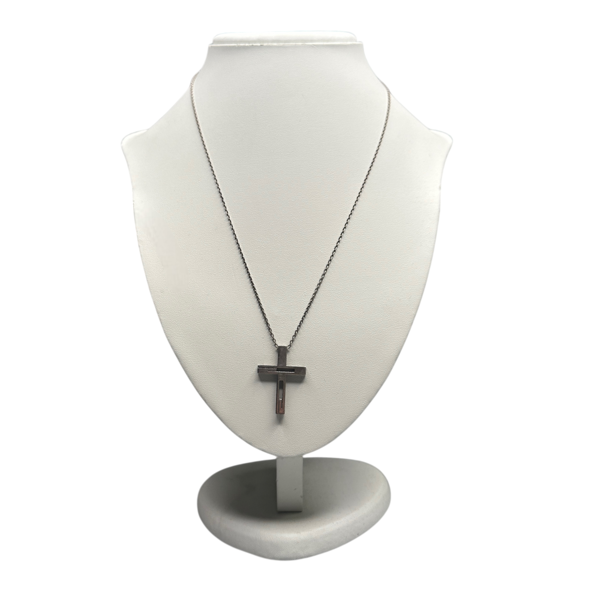 GUCCI CRUCIFIX NECKLACE - 925 SILVER