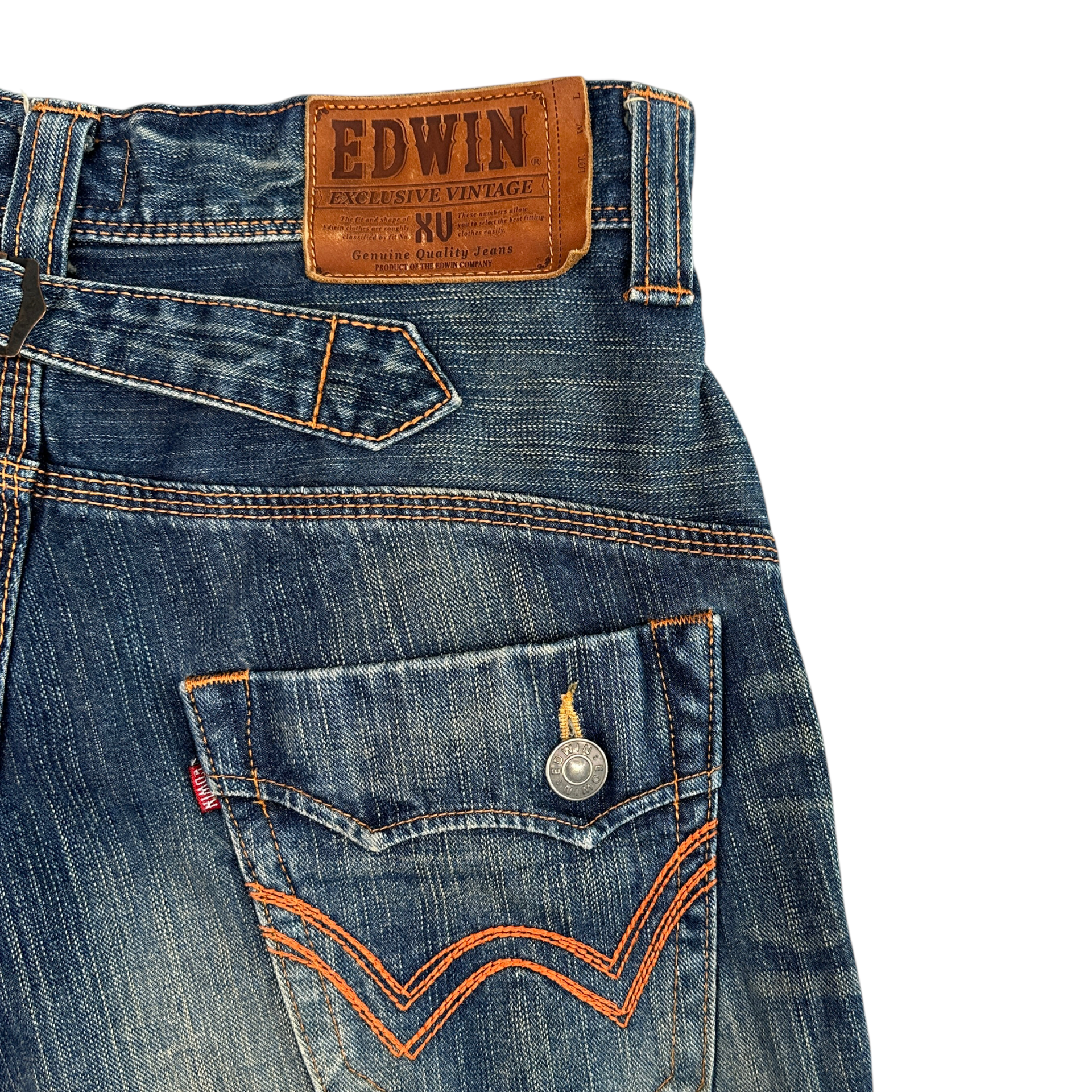 (30) EDWIN 411XVS CONTRAST STITCH BOOTCUT DENIM