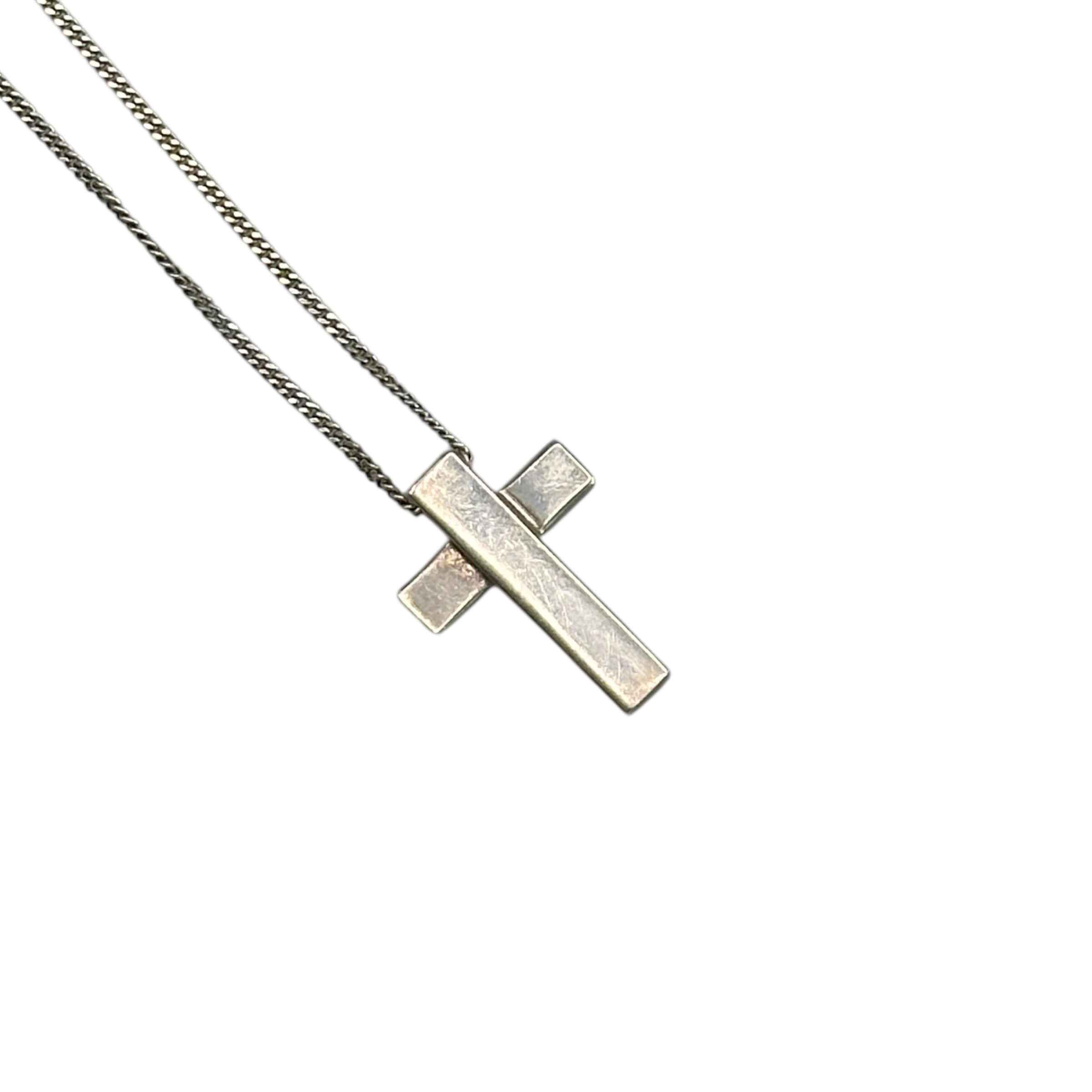 GUCCI CRUCIFIX NECKLACE - 925 SILVER