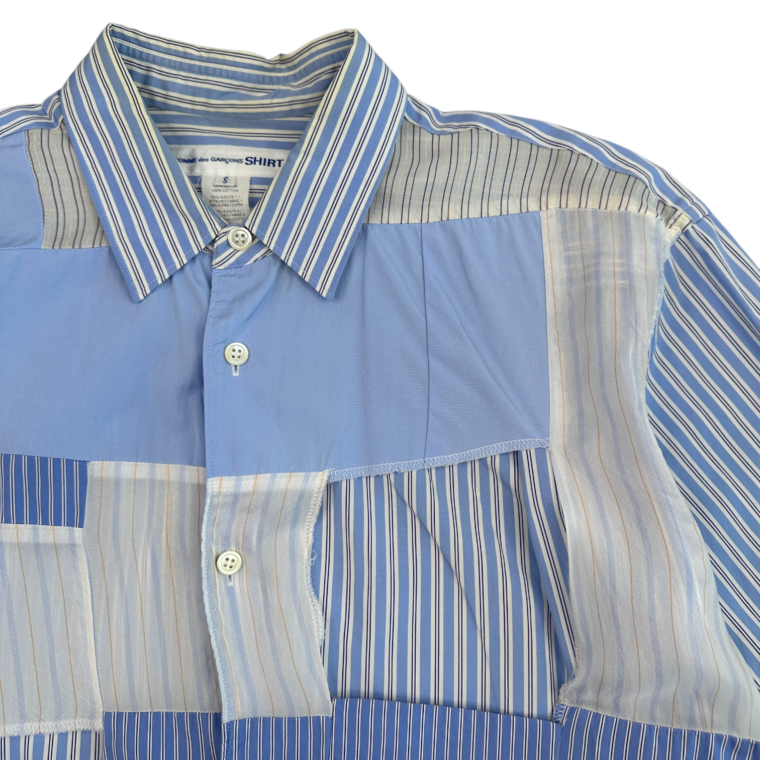 (S) COMME DES GARCONS SHIRT CUT-OUT SHORT SLEEVE (2019)