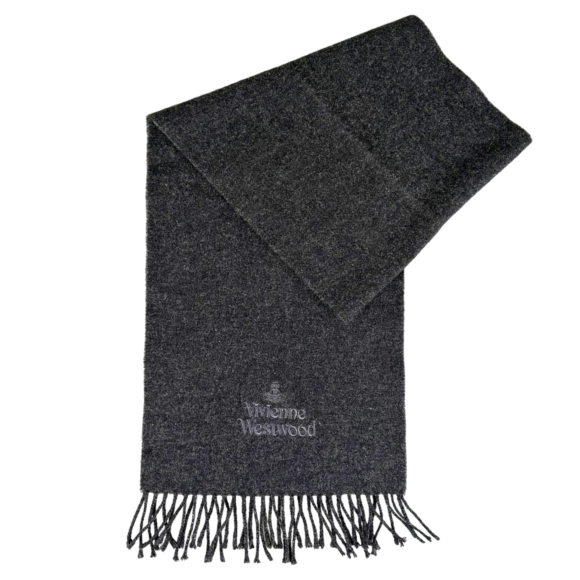 VIVIENNE WESTWOOD EMBROIDERED SCARF