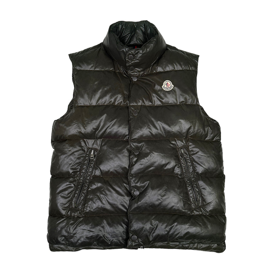 (1) MONCLER FOREST GREEN DOWN VEST