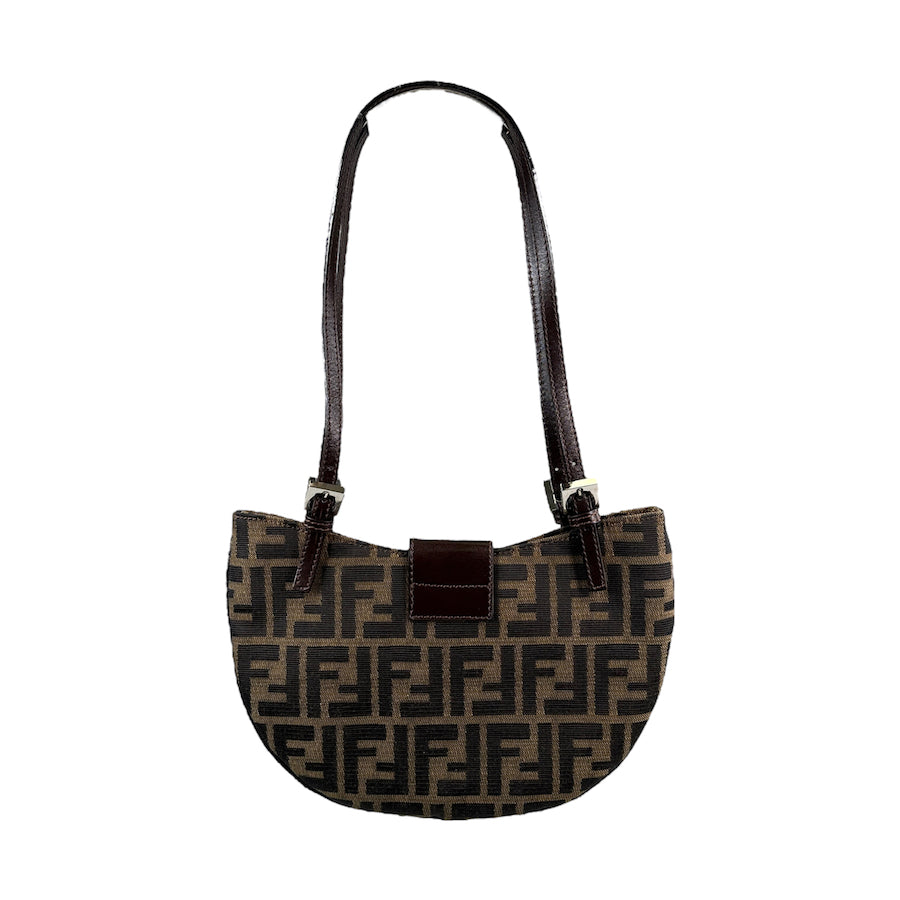 FENDI ZUCCA CANVAS MINI SHOULDER BAG