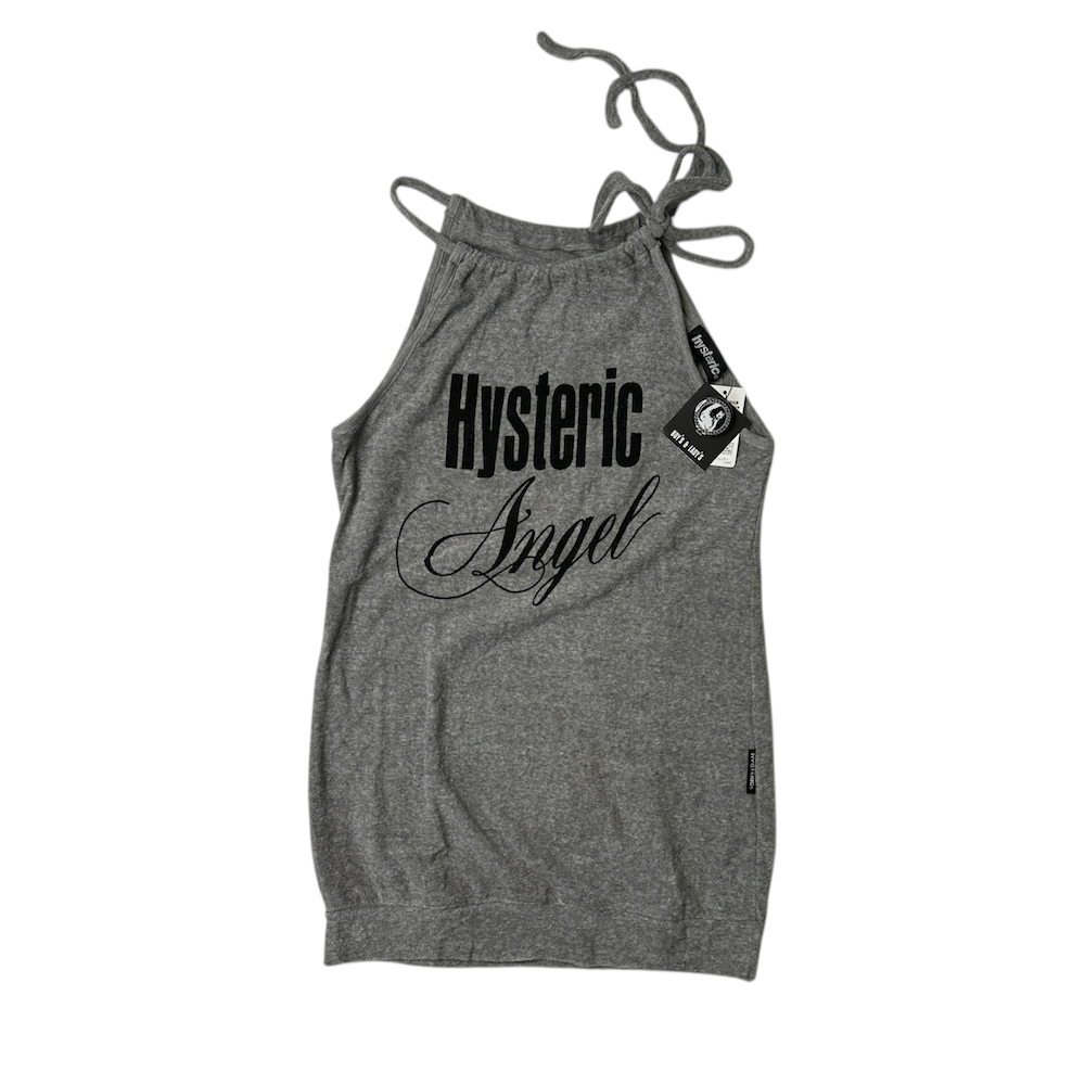 (NEW) HYSTERIC GLAMOUR HALTER TOP - GREY