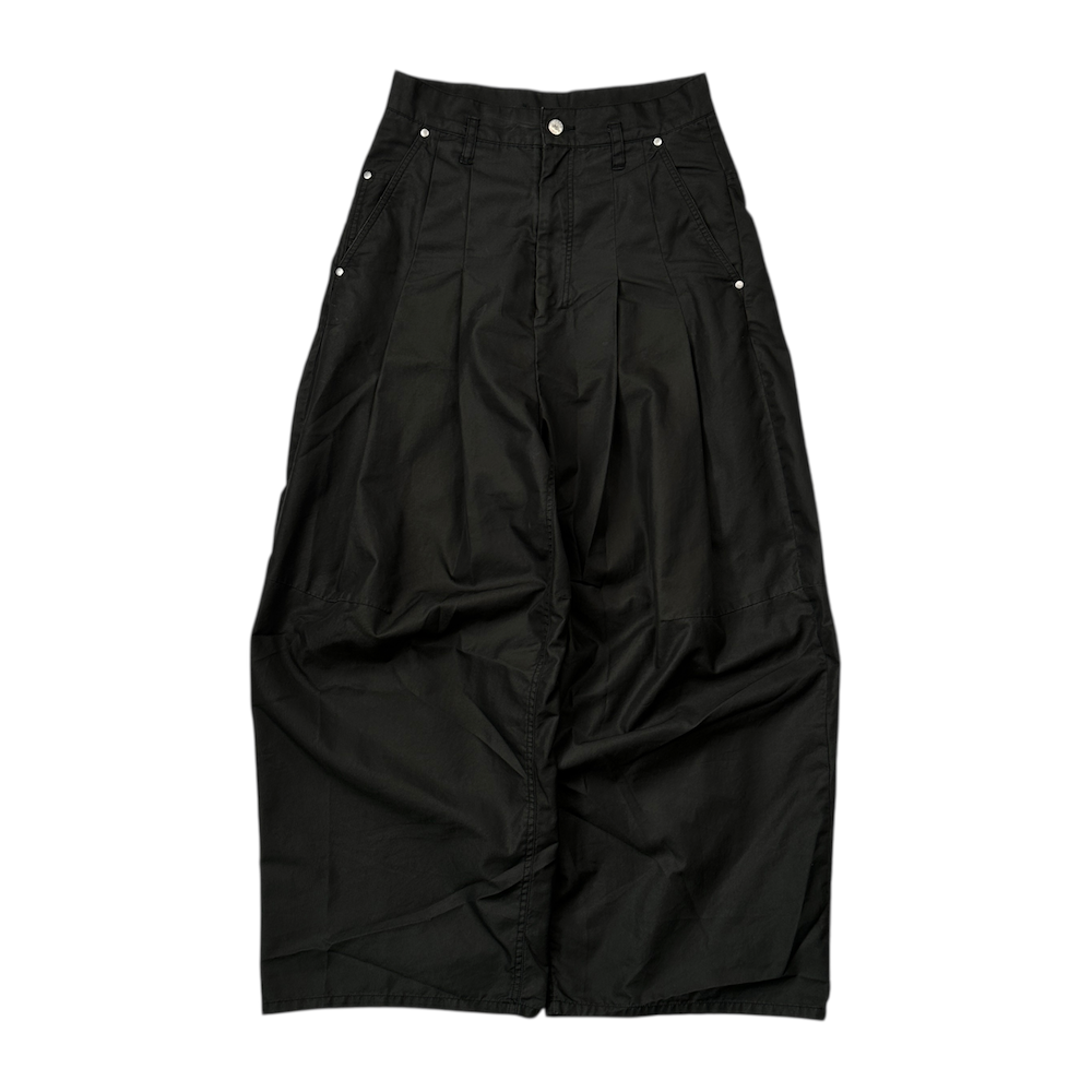 (S) SHINYA KOZUKA HI BAGGY PANTS - BLACK