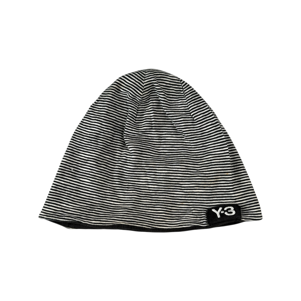 ADIDAS Y-3 STRIPED BEANIE