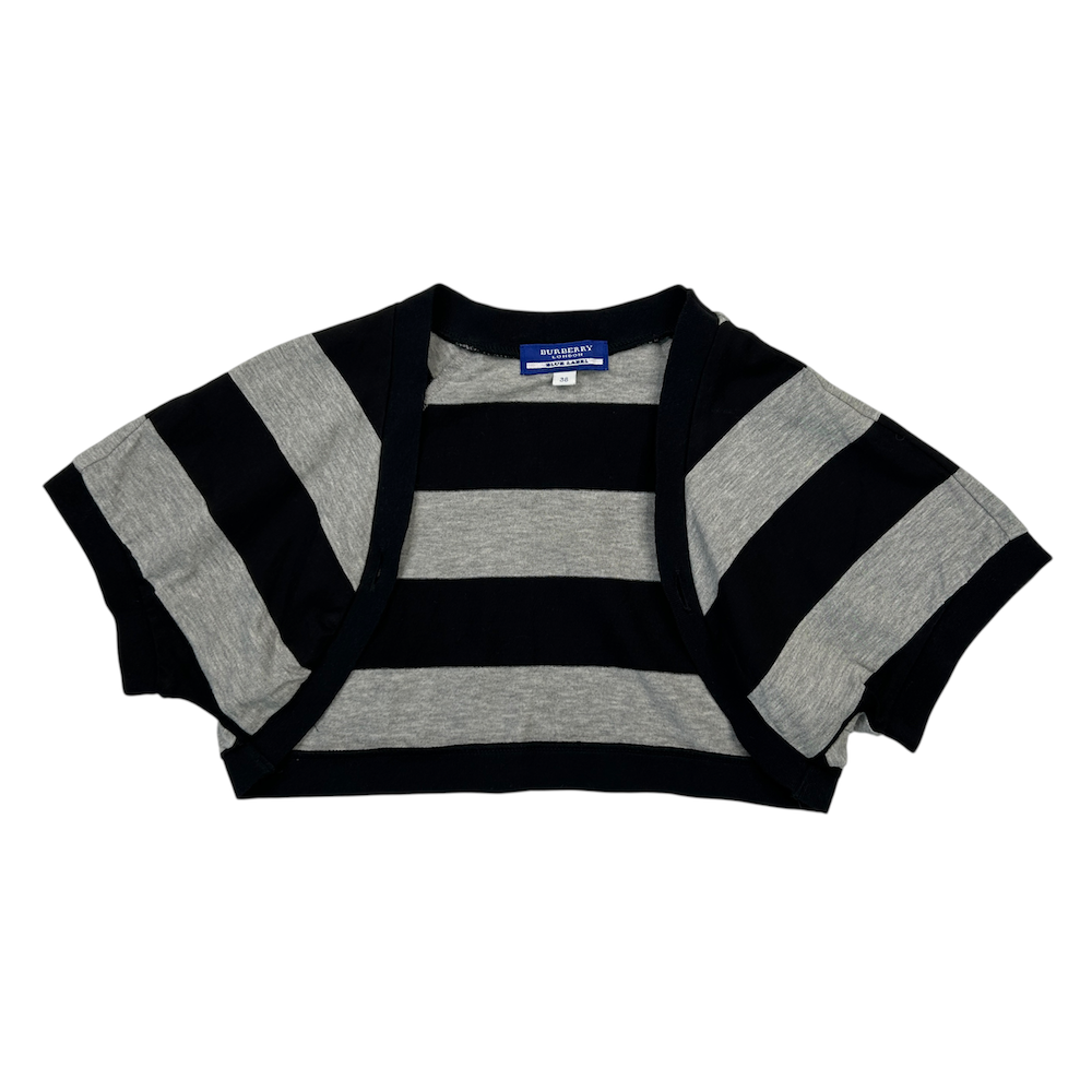 (38) BURBERRY BLUE LABEL STRIPED VEST