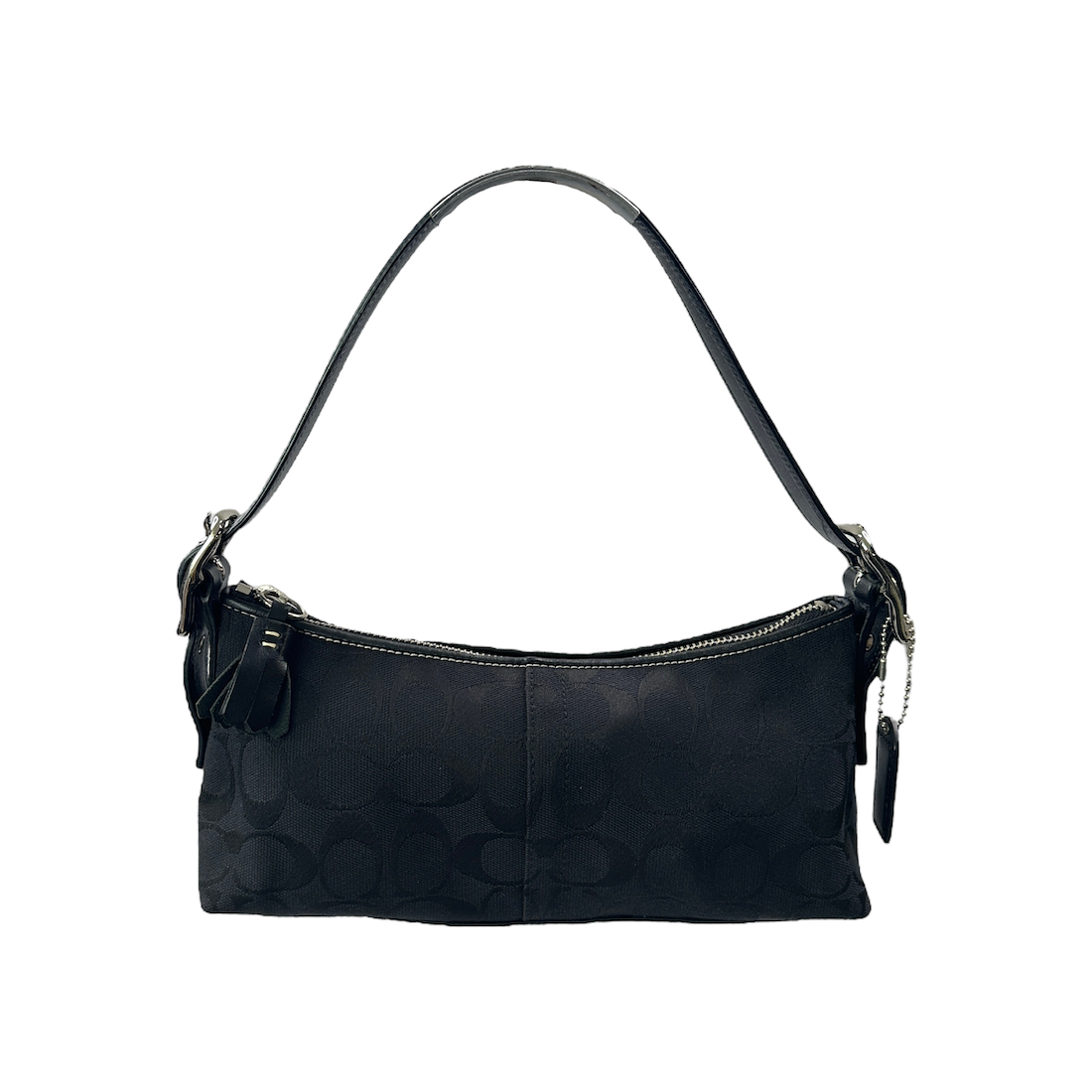 COACH SIGNATURE CANVAS DEMI SHOULDER BAG