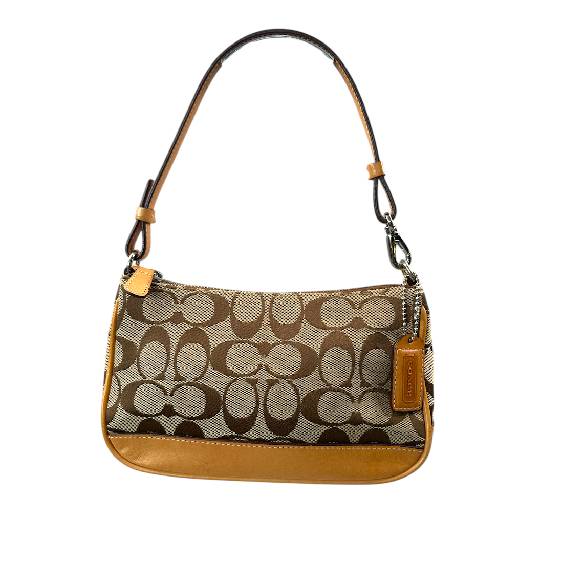 COACH MINI DEMI POCHETTE BAG - TAN