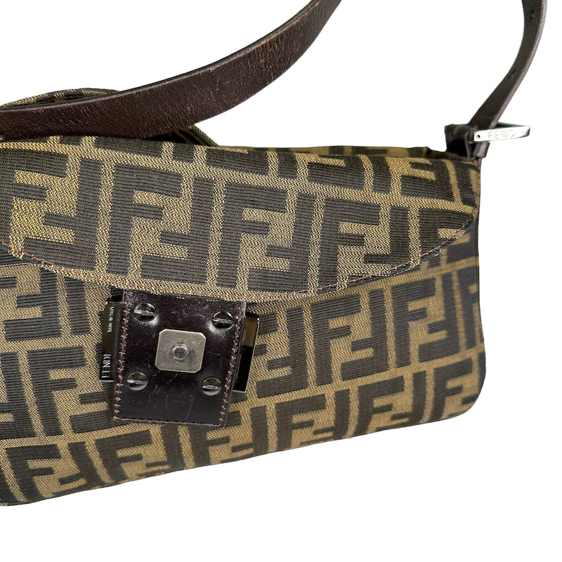 FENDI ZUCCA CANVAS BAGUETTE BAG 0294JJ