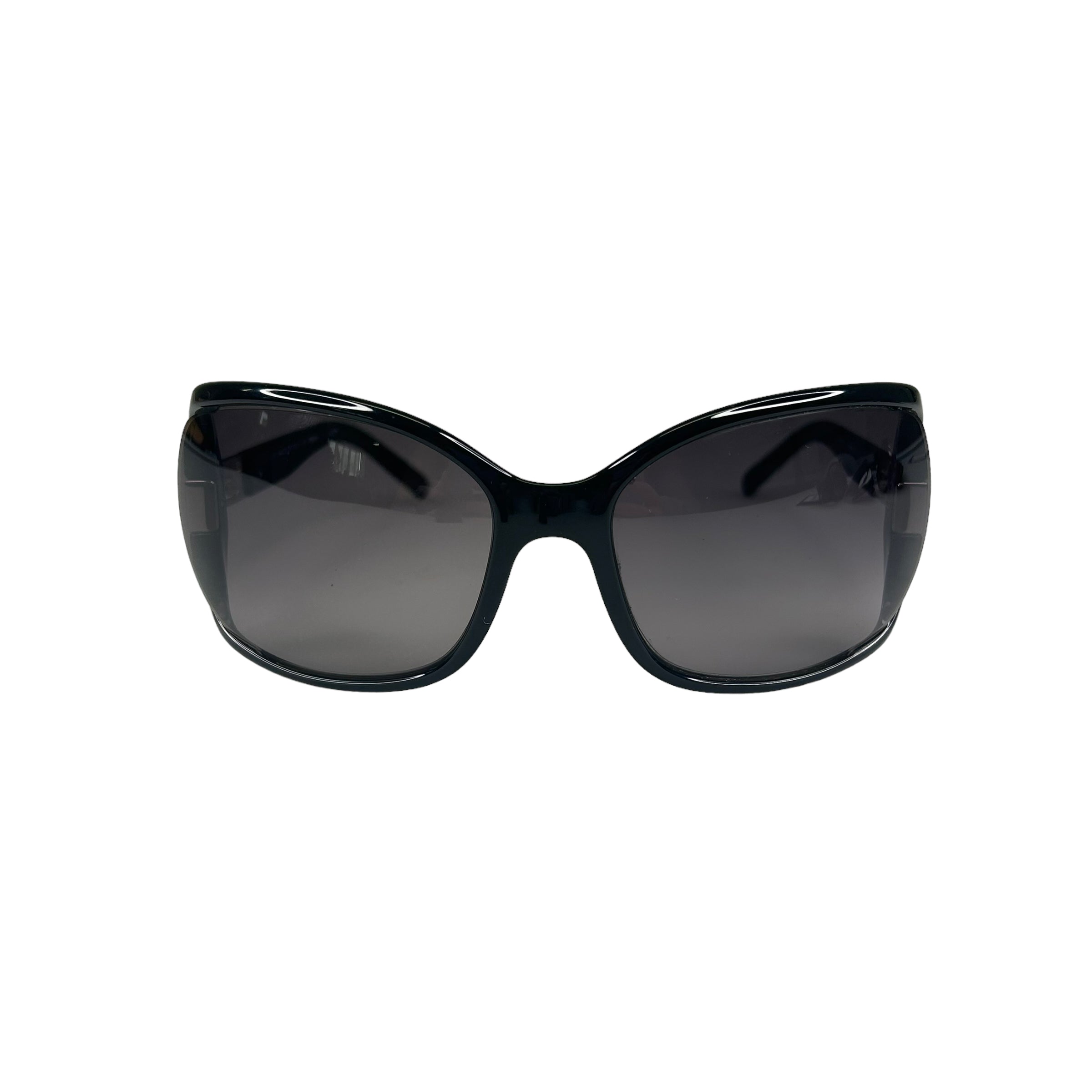 FENDI FS5004 LARGE FRAME BLACK SUNGLASSES