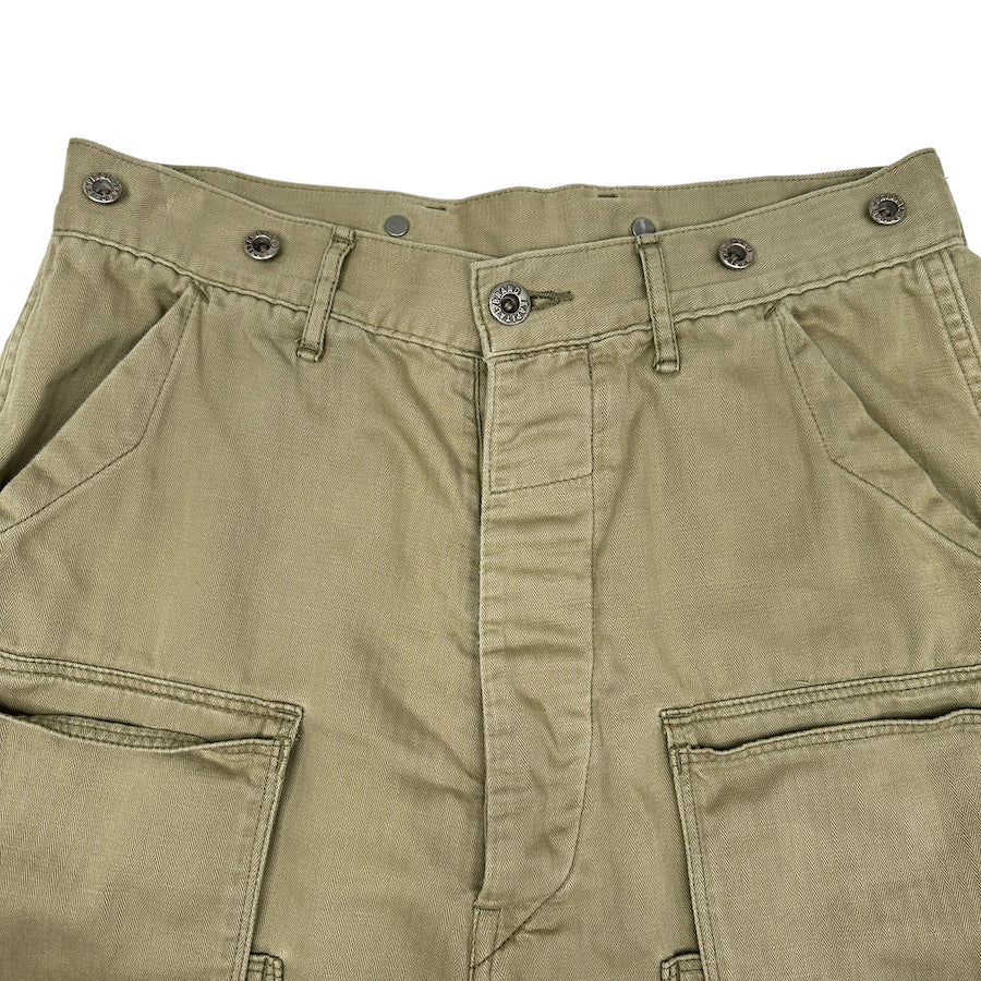 KAPITAL DOUBLE MULTI POCKET FATIGUE PANTS