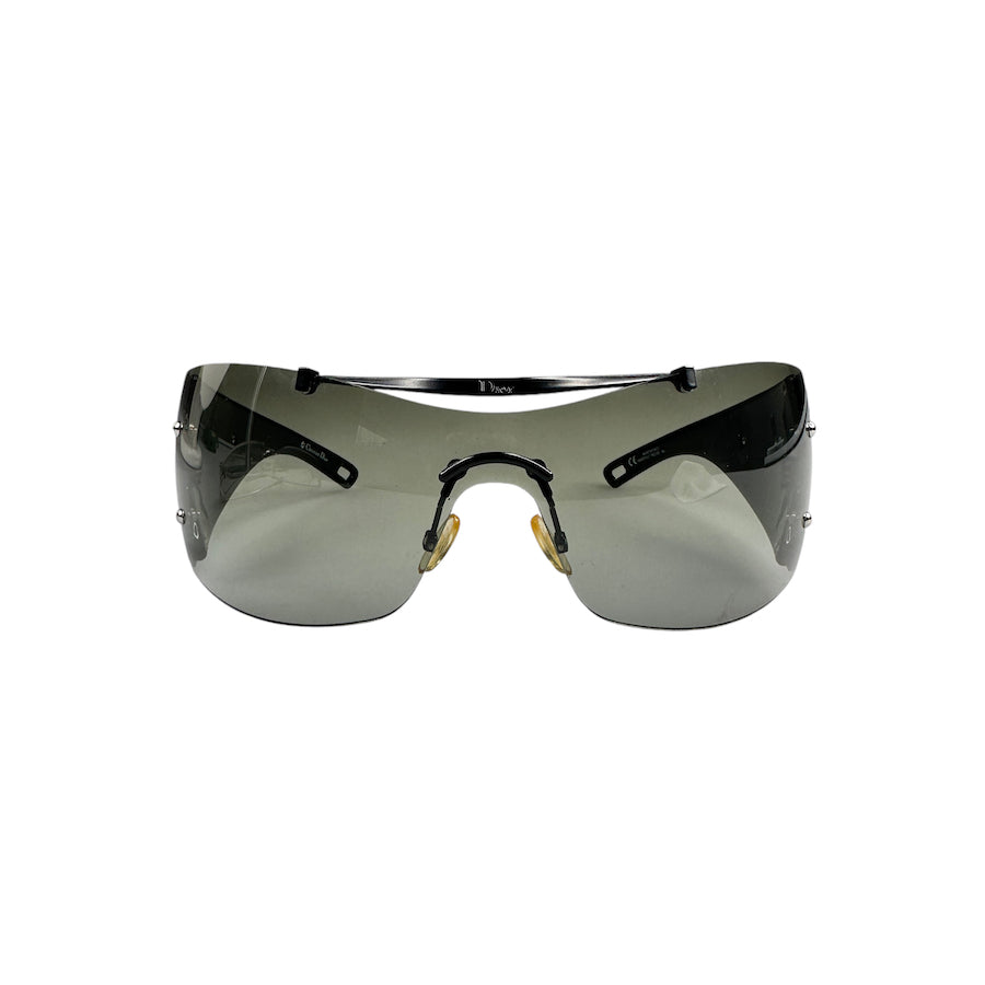 DIOR DIORITO 2 SHIELD SUNGLASSES - BLACK