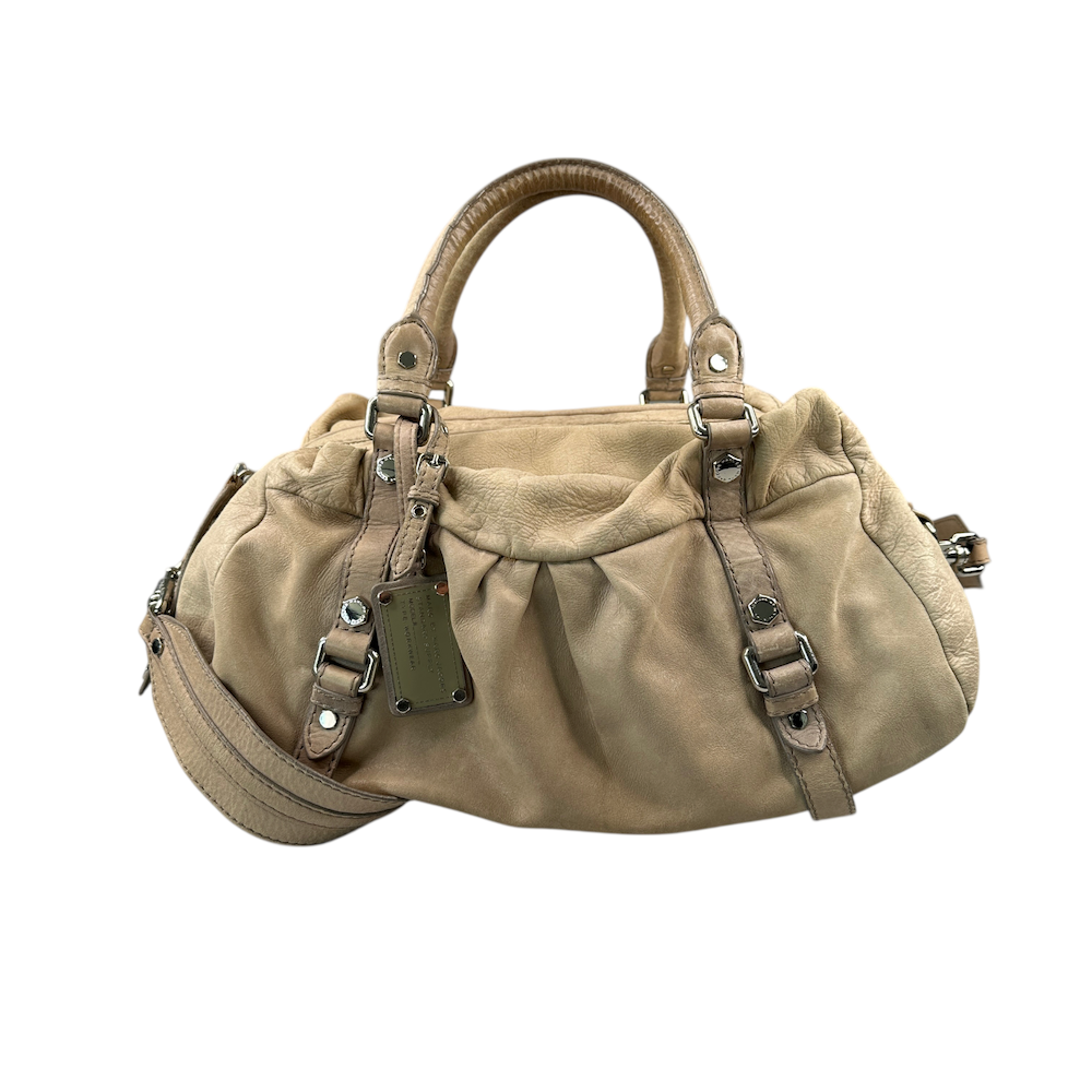MARC JACOBS SLOUCHY 2-WAY SHOULDER BAG - TAN
